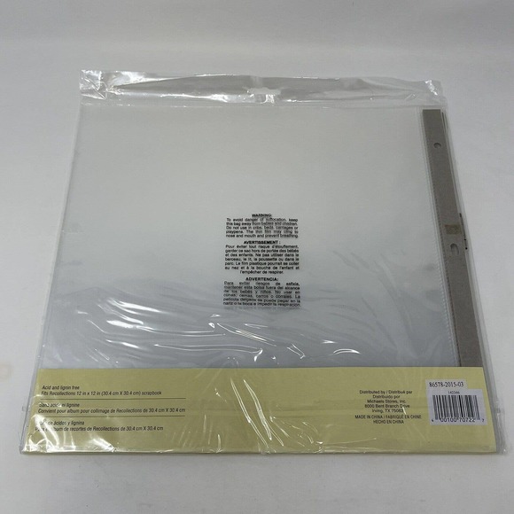 Recollections Love Laugh Live Scrapbook Album 12x12 and 20 Sheet Refill Pages - Picture 12 of 12